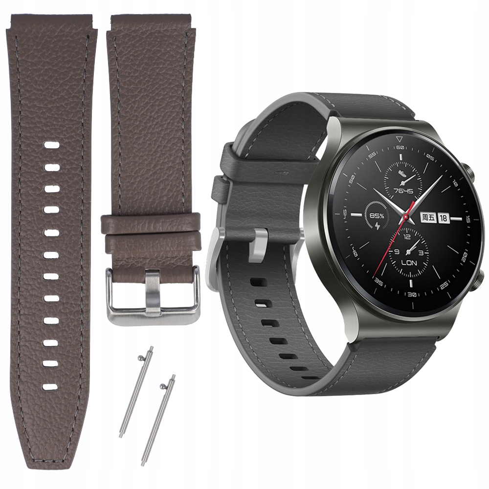 Hodinky Aristex do Huawei Watch 3 Pro, Elite, Active, Huawei Watch GT, GT2, GT2 Pro, GT2e, GT3, GT4, Huawei Watch GT 2, 3, 4 Active, Sport, Classic, Huawei Watch GT2 46 mm, GT3 46 mm, GT4 46 mm 22 mm szary